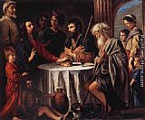 Louis Le Nain The Supper at Emmaus painting